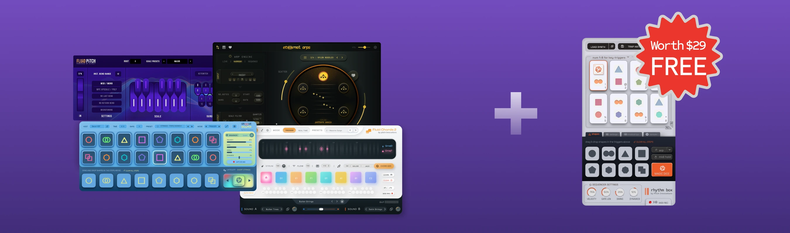 MIDI FX plugins VST plugins music plugins for creative music production